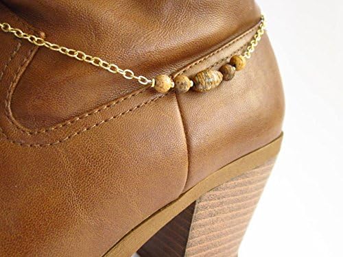 Jasper Gemstone Boot Bracelet Adjustable up to 15-inches