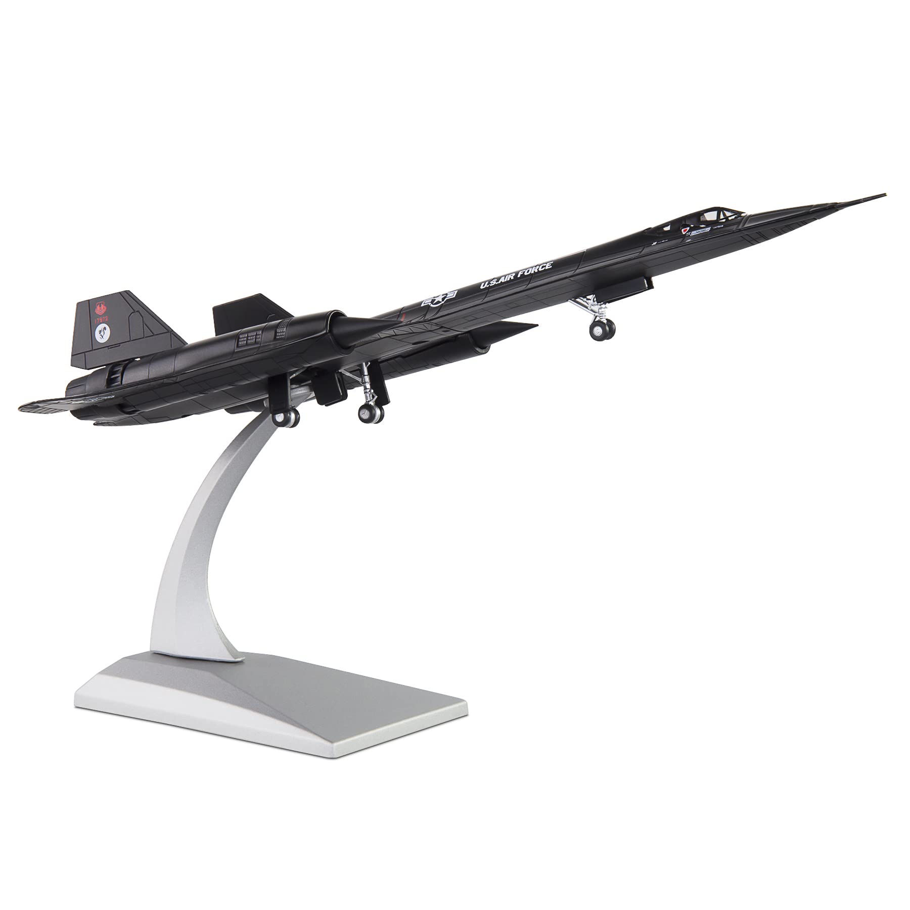 Photo 1 of 1/144 SR71 Skunk High-Altitude Reconnaissance Aircraft Metal Fighter Military Model Diecast Plane Model for Collection or Gift