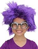 Afro Wig Purple Minion Costume Purple Minion Wig Minion Goggles Minion Costume