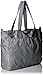 JuJuBe Super Be Large Everyday Lightweight Zippered Tote Bag, Onyx Collection - Black Matrix