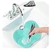 TailaiMei Makeup Brush Cleaning Mat,Set of 2 Silicone Cosmetic Washing Tool with Suction Cups(Green)