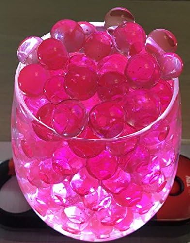 Water Beads King Water Beads, 1 Oz~4000, Good Quality, Jelly Water Growing Balls for Kids, Tactile Sensory Toys, Orbeeze, Vases, Plants, Wedding, Party, Home Decorations 3+Yr (1, RED)