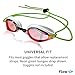 Flow Bungee Goggle Strap Kit (2-Pack) - Universal Adjustable Replacement Straps for Swim Goggles (Neon Green)