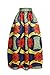 Annflat Women's African Floral Print Maxi Skirts A Line Long Skirts With Pocket(S-2XL)