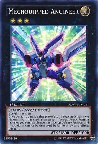 Yu-Gi-Oh! - Mechquipped Angineer (NUMH-EN035) - Number Hunters - Unlimited Edition - Super Rare