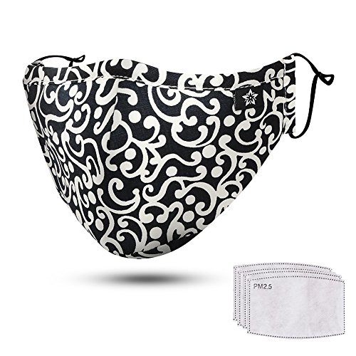 Dust Mask,Washable and Reusable Cleaning Gardening Mask,For Allergens,Exhaust Gas,PM2.5, Running, Cycling, Outdoor Activities Warm Windproof Mask