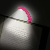 IF Really Tiny Book Light Pink – Clip On Reading Lamp with Batteries view 5