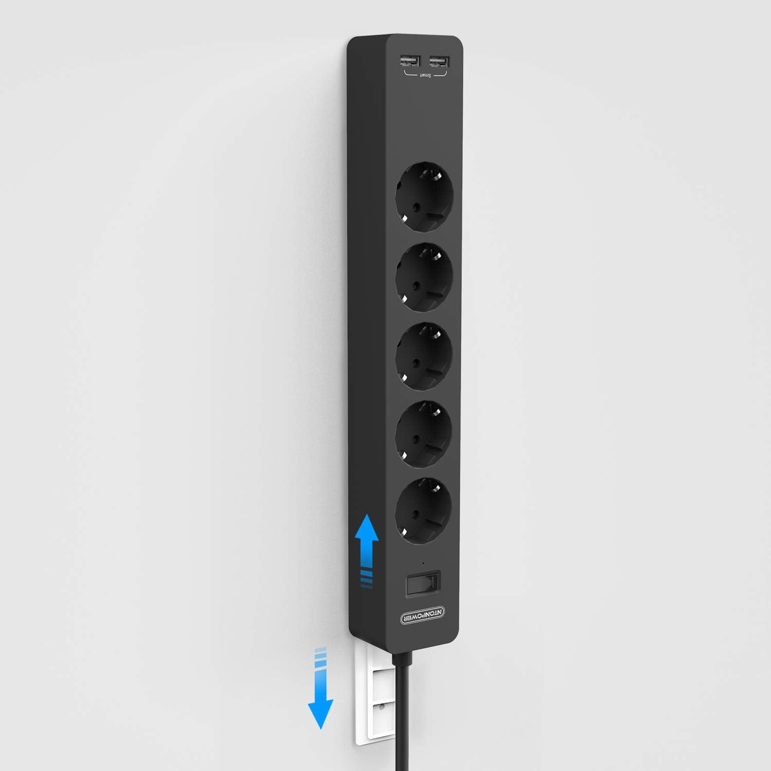 Regletas Enchufes de Montaje en Pared: Amazon.es: Electrónica