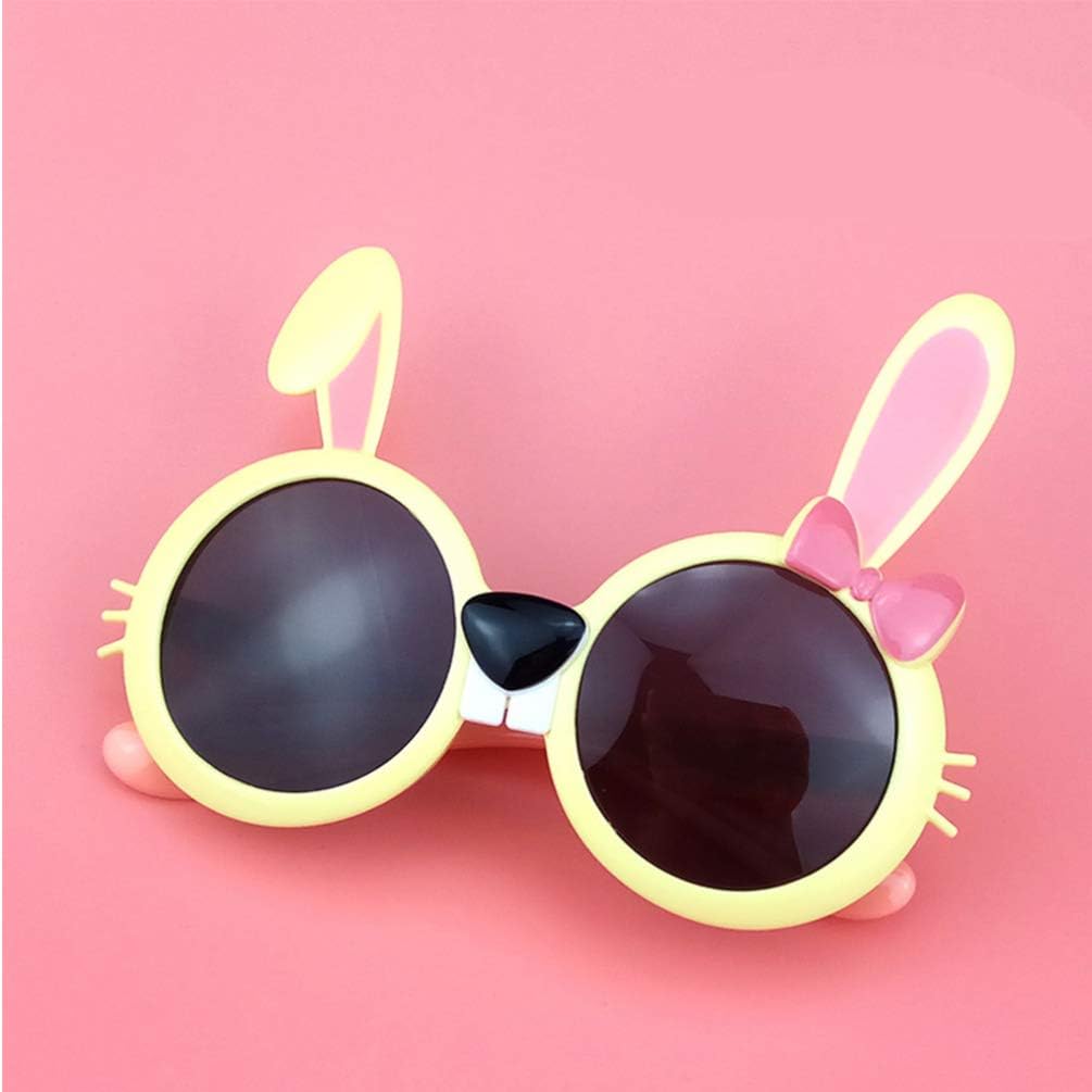 Amazon Co Jp Ledmomo パーティーメガネ うさぎの眼鏡 イースターグッズ 子供眼鏡 おもしろいサングラスおもちゃ イェロー おもちゃ