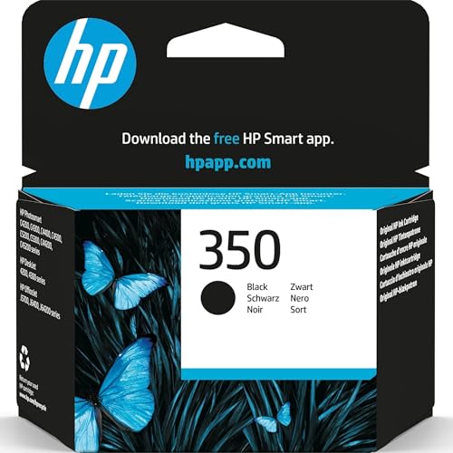 HP 350 Schwarz, Original Druckerpatrone