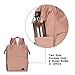 Veegul Wide Open Multipurpose Travel Backpack Lightweight Casual Daypack 18L Light Pink