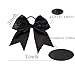 CN 4Pcs 7” Glitter Ponytail Holder Girls Sparkle Bow