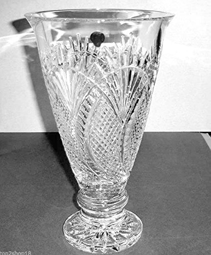 Amazon Com House Of Waterford Seahorse Large Footed Vase Crystal