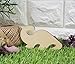 Unfinished Wood Cutout - 24-Pack Dinosaur Shaped Wood Pieces for Wooden Craft DIY Projects, Gift Tags, Home Decoration, 4.2 x 2.4 x 0.1 inches