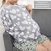 TUTUWEN [2Packs] Nursing Cover - Breastfeeding Cover Super Soft Cotton Multi Use for Baby Car Seat Covers Canopy Shopping Cart Cover Scarf-Hearts - Love