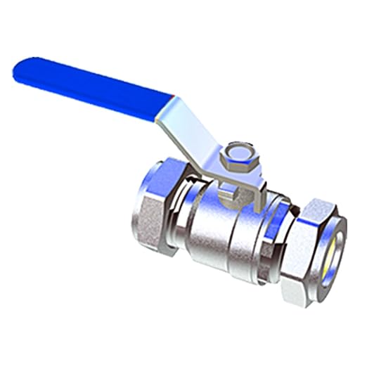 Blue Lever Ball Valve, Silver, 15 mm Amazon.co.uk DIY & Tools