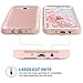 ULAK Galaxy J7 Case, Anti Slip Galaxy J7 Case Dust Scratch Shock Resistance Protective Cover for Samsung Galaxy J7 J700 (2015) with Hybrid High Soft Silicone Hard PC Case (Rose Gold)