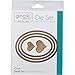 Gina K. Designs for Therm O Web 3 Nested Oval Dies plus Unique Bonus Shape Double Stitch Design Small Set