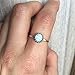 Myhouse Women Girls 8pcs/Set Opal Stone Engagement Jewelry Vintage Ring For Wedding Gifts Charms Findings