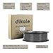 Dikale PLA 3D Printer Filament - 1KG(335m/1099ft) 1.75mm, Dimensional Accuracy +/- 0.02 mm, 1KG Spool 1.75 mm, Light Gray(Suitable for Ender 3 3D Printer etc) …
