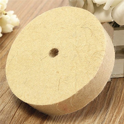 Wool Roving - 1pc 4inch Polishing Buffing Grinding Wheel Wool Felt Polisher Disc Pad 100mmx25mm Polisher Pads 4 Inch