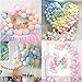 B&S FEEL 104 Pcs Pastel Balloons 10 Inch with Balloon Arch Kit for Birthday Unicorn Party Baby Shower