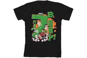 Minecraft Creeper 7th B Day Kids Black T-Shirt