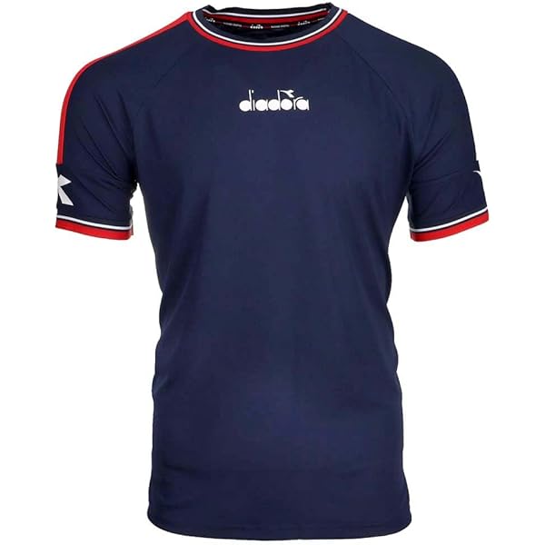 Amazon.com: Diadora Men`s Icon Short Sleeve Tennis Crew