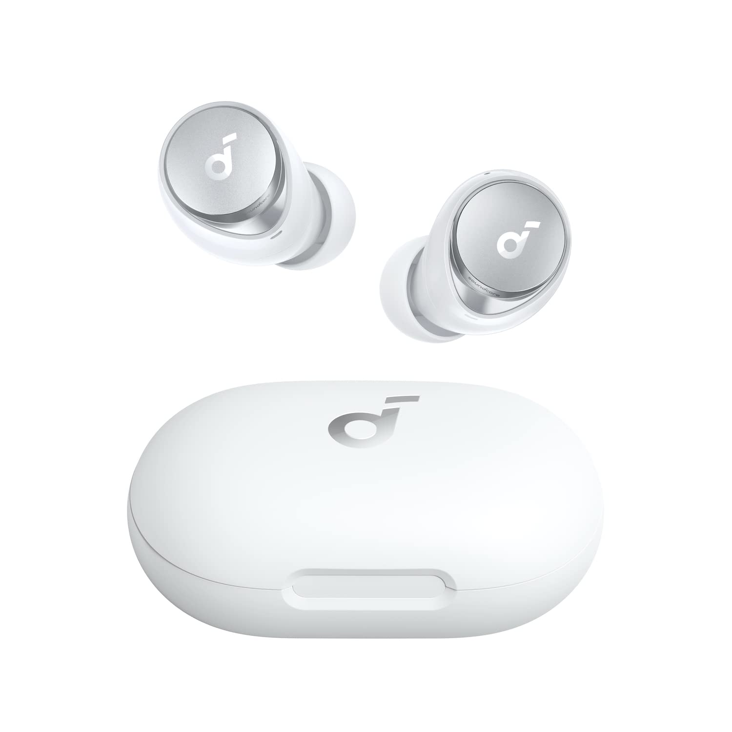 Soundcore by Anker Space A40 Auto-Adjustable Active Noise Cancelling Wireless Earbuds, Reduce Noise by Up to 98%, 50H Playtime, Hi-Res Sound, Comfortable Fit, App Customization(Renewed)