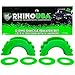 Rhino USA D-Ring Shackle Isolators (2) with Washers Included (4) - Fits Standard 3/4 Shackles - Protect Your Shackles from Damage & Prevents Rattling