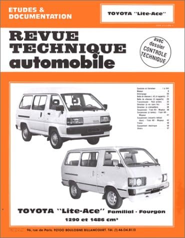 Rta 469.2 Toyota Lite Ace Essence (1290 & 1486)80-86 Unknown Binding – 30 Nov. 1992