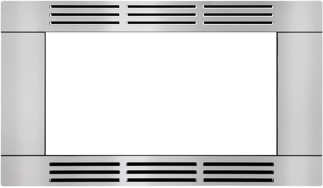 Frig Prts & Acc 30 in. Trim Kit for Built-in Microwave - Stainless Steel