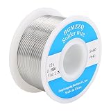 HGMZZQ 60/40 Tin Lead Solder Wire with Rosin for Electrical Soldering 0.031 inch(0.8mm-0.22lbs)