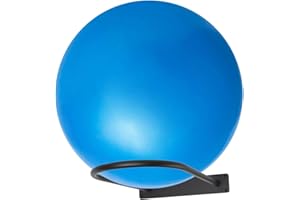 MEIPMQZ Stability Ball Holder Wall Mount - Heavy Duty Exercise & Yoga Ball Storage Rack for Home, Yoga Studios, and Commercial Gyms - Space-Saving Design for Stability Balls up to 85cm(Black 1-Pack)