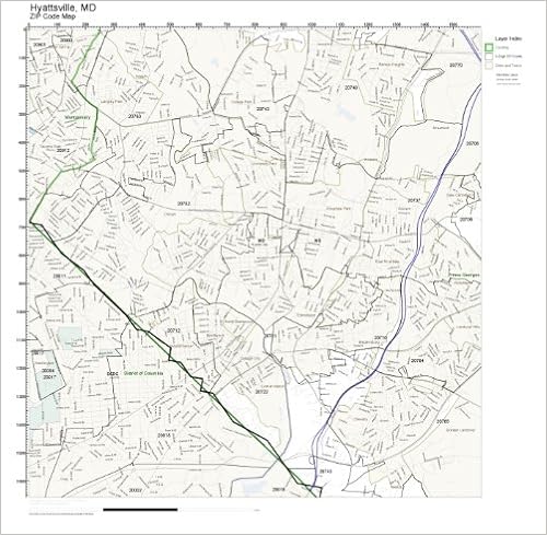 Hyattsville Md Zip Code Map Zip Code Wall Map Of Hyattsville, Md Zip Code Map Not Laminated:  Amazon.com: Office Products