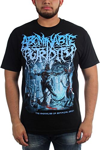 Abominable Putridity - Mens The Anomalies of Artificial Origin T-Shirt, Size: X-Large, Color: Black