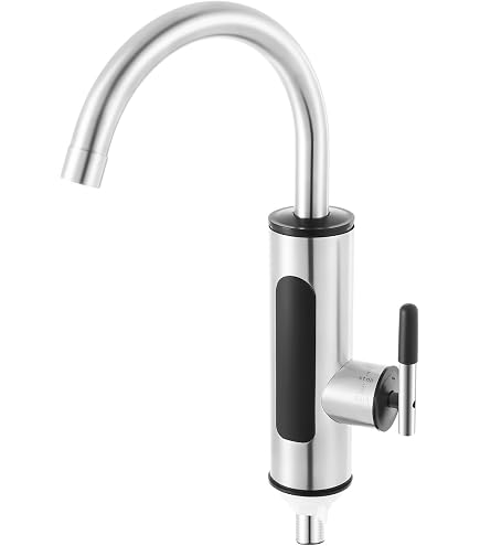 Grifo eléctrico 360°, calor instantáneo para baño o cocina, 3000 W, 220 Grifo eléctrico 360°, calor instantáneo para baño o cocina, 3000 W, 220