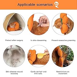 Cat Cone Collar,Cute Waterproof Cat Recovery