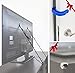 TV Child Proofing and Furniture Anti-Tip Straps, with 1 bolts Free Door Fingers Guard and 4 screws Free Corner Protectors , Heavy Duty Metal Parts – Furniture and TV Mounting Hardware Included (black)