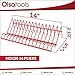 Olsa Tools Plier Rack - Red Organizer for Tool Box Drawer Storage - Compact Holder Fits 16 Pliers - Professional Grade Build for Professional Use - Part 1017