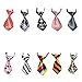 GOGO Cat Dog Ties for Christmas Festival Dog Collar Pet Neckties, 10 Pcs/Pack