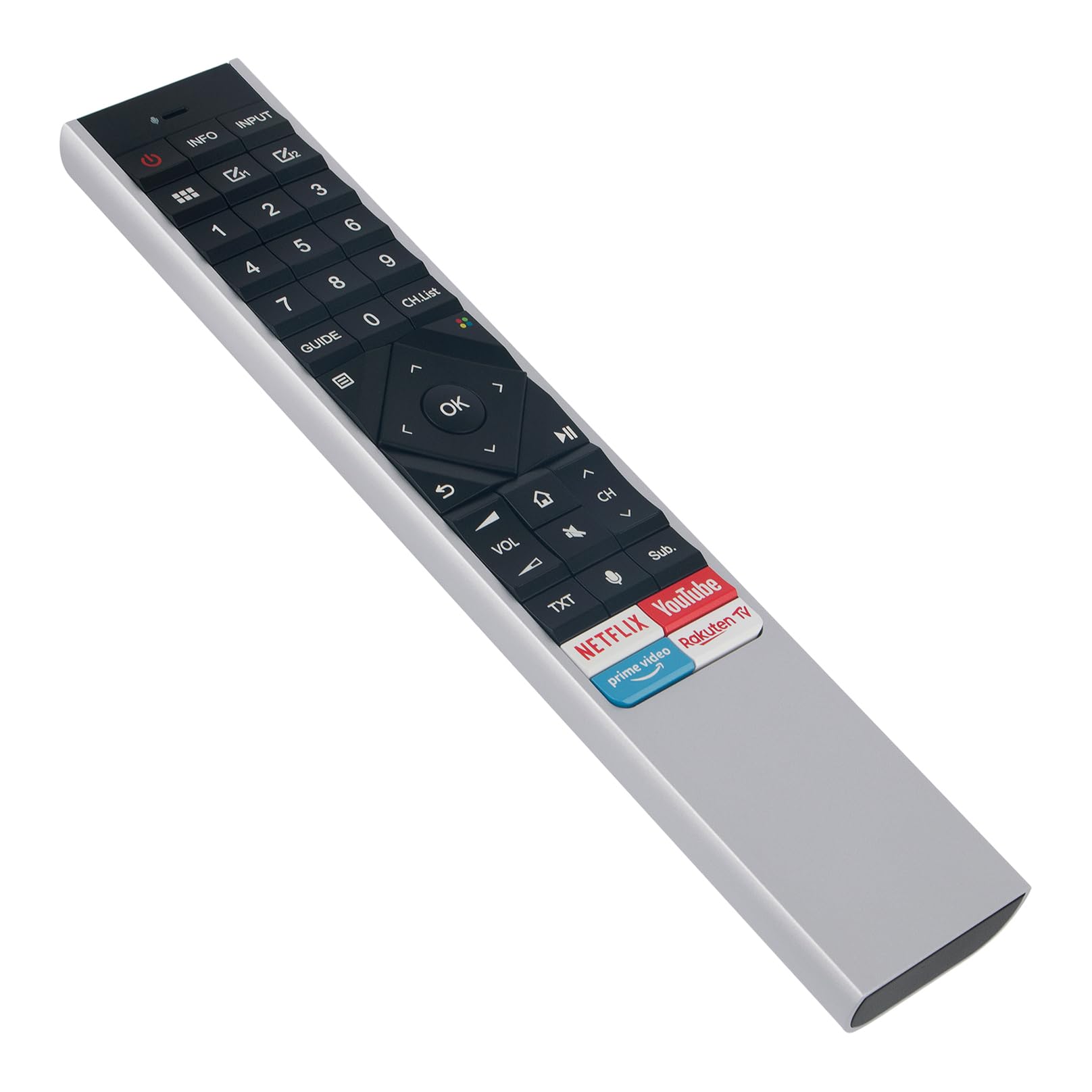 ERF6A62 Voice Replaced Remote Control -VINABTY-fit for Hisense Smart 4K TV remote control ERF6A62 H50U7B H5508B H65U8B 50U7QF H55O8B H55U8B