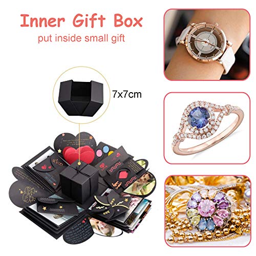 Überraschung Box,Kreative Explosion Box DIY Faltendes Fotoalbum,Geburtstag Jahrestag Valentine Hochzeit Geschenk, für Hochzeit, Muttertag, DIY Geschenk