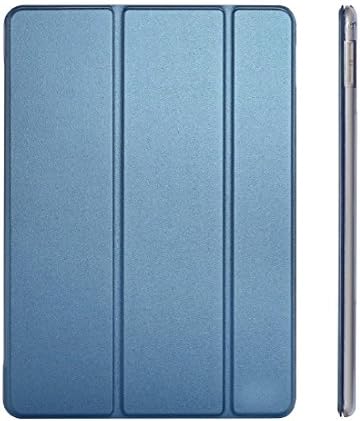 IPad Air 2 Case, Teeyu Smart Cover Cover Translucent Matte Back Tape Auto Sleep / Wake Up Function [Ultra Slim] [Lightweight] (Cang blue)