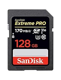 SanDisk 128GB Extreme PRO UHS-I - Tarjeta de memoria SDXC