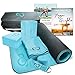 Live Infinitely Complete 6 Piece Yoga Set 6mm Dual Layer Non-Slip TPE Yoga Mat, 2 EVA Foam Blocks, 9' Cotton Strap, Mat Sized Exercise Towel & Carrying Case- Perfect Kit for Any Yogi (Teal)