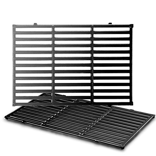 Outspark 7638 Cast Iron Grill Grates Replacement (17.5 x 11.9 inch) for er Spirit 300, 310