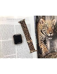 Misker Milanese   Correa de repuesto compatible con Apple Watch Band 1.496 in, 1.654 in, 1.575 in, 1.732 in, correa de malla de acero inoxidable, cierre magnético, compatible con la serie 4 3 2 1, Marrón