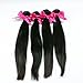 Original Queen 8A Grade Brazilian Straight 3 bundles Deal Silky Straight Virgin Human Hair Weave Extension Mixed Lengths Natural Color 12 14 16 Inches