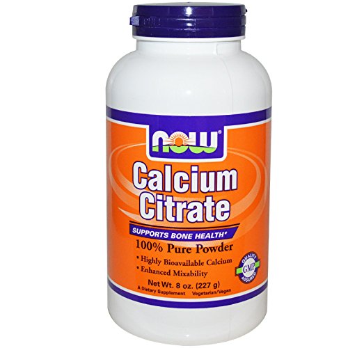 Now Foods Calcium Citrate Powder Supports Bone Health 8 ounces, 2-pack Now Foods Calcium Citrate Powder Supports Bone Health 8 ounces, 2-pack